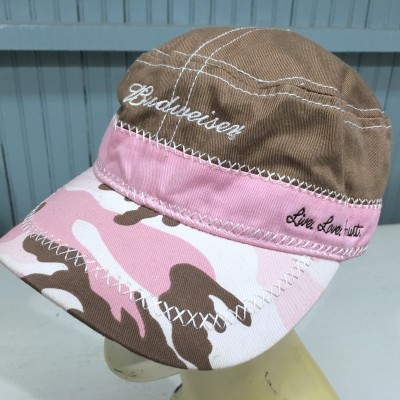 Budweiser Pink Camo Hunting Live Love Hunt Adjustable Baseball Cap Hat  eb-16916350